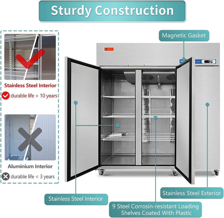 westlake refrigerator stainless steel interior and magnetic gasket