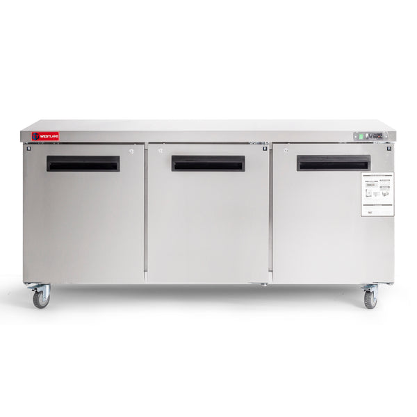 72 inch undercounter refrigerator westlake front 3 doors