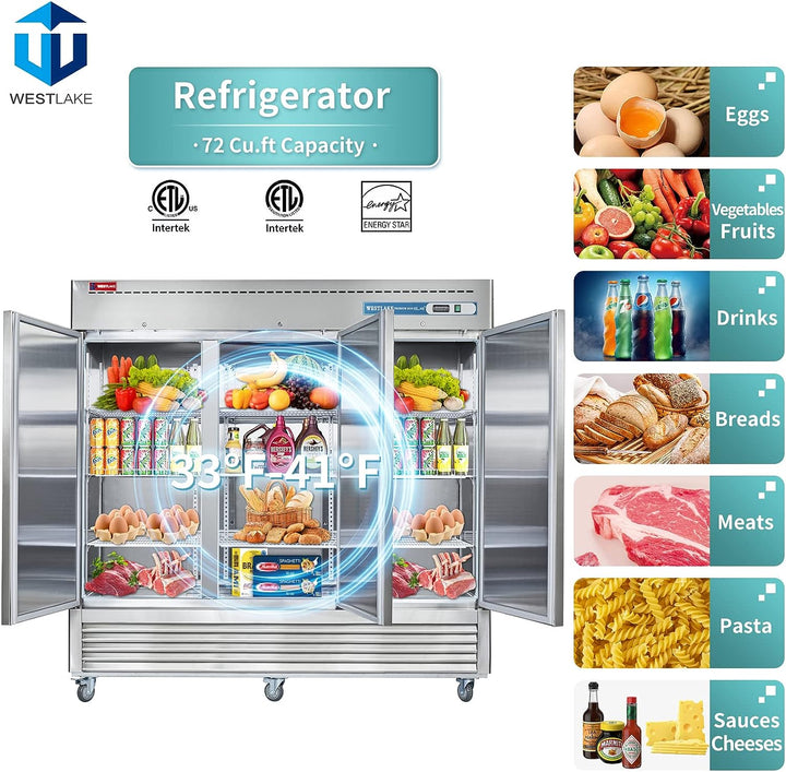 westlake refrigerator 72 cu.ft. refrigerating food