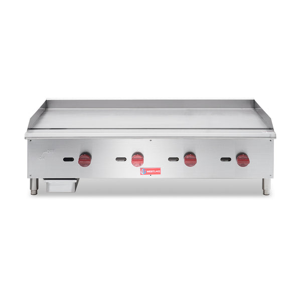 commercial griddle 4 burner grill plate westlake EGG-48S front look countertop