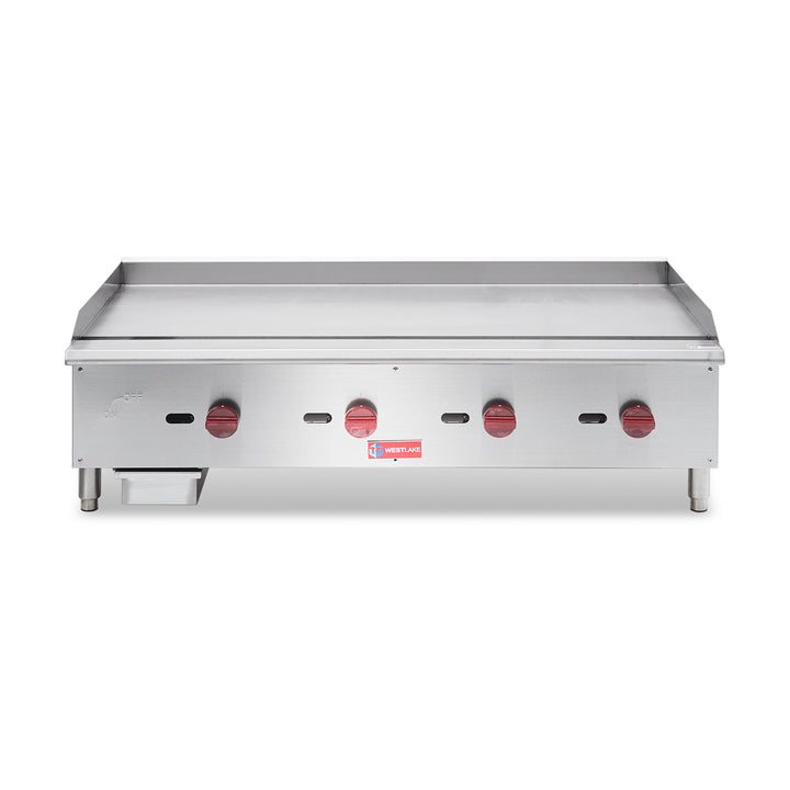 commercial griddle 4 burner grill plate westlake EGG-48S front look countertop