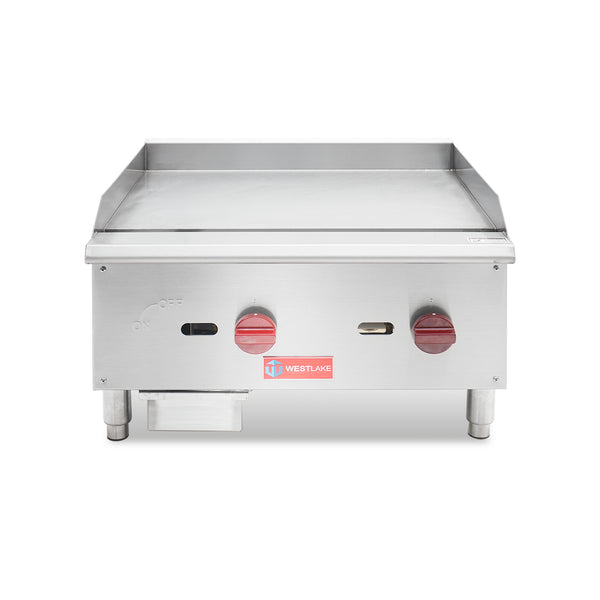 commercial griddle westlake EGG-24S front look with logo