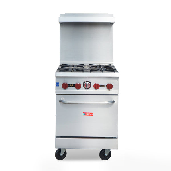 commercial stovetop 4 burners westlake front look with oven