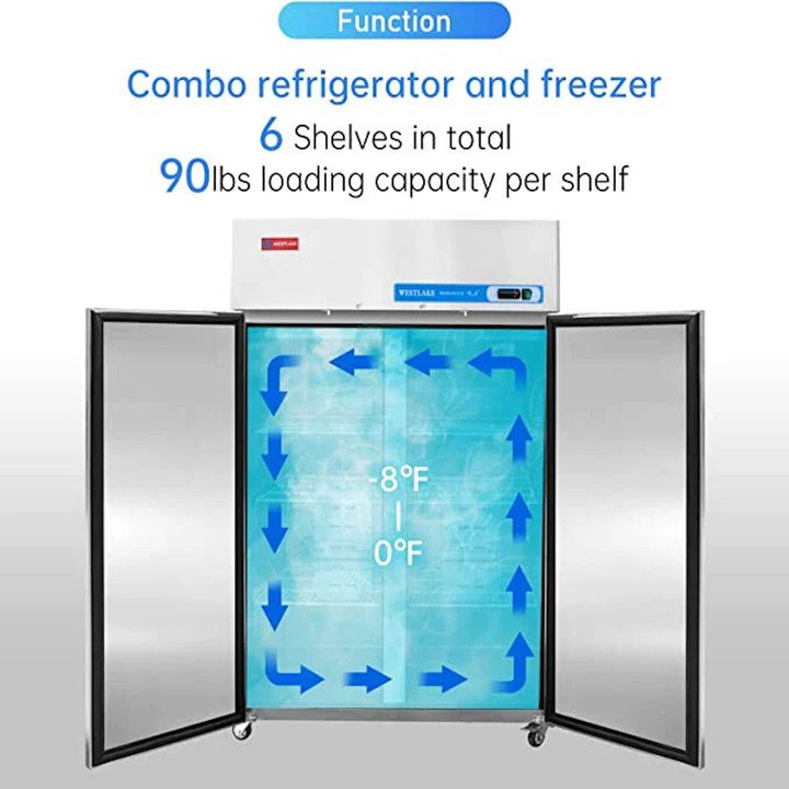 upright freezer frost free air circulating 