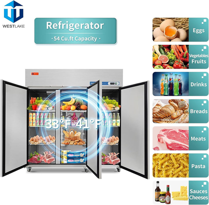 westlake refrigerator 54 cu. ft capaciy for food