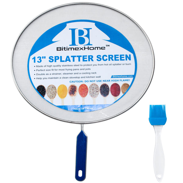 splatter screens for cooking 13 inch