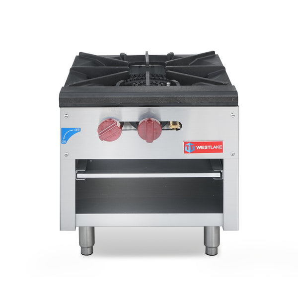 stock pot burner SP-1M dual ring cast iron burner front