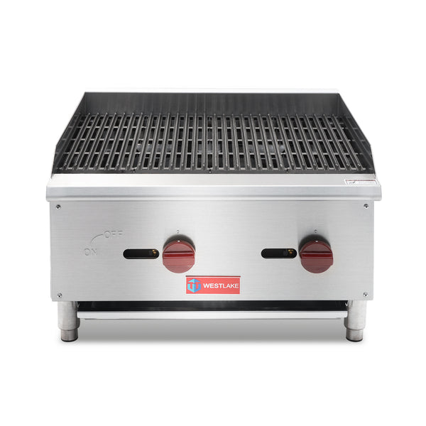 commercial 2 burner char broil westlake brand front look
